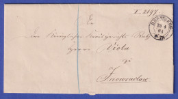 Preußen Brief Mit Zweikreisstempel BROMBERG, 1864 - Otros & Sin Clasificación