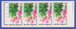 Thailand 1982 Blumen Mi.-Nr. 1008 Markenheftchen Postfrisch ** / MNH - Thaïlande