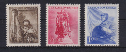 Tschechoslowakei 1956 Aufbau Und Verteidigung Des Vaterlandes Mi.-Nr. 962-964 ** - Sonstige & Ohne Zuordnung