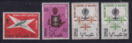 Somalia 1962 Kampf Gegen Die Malaria - Mücken Mi.-Nr. 39-42 Postfrisch ** - Somalia (1960-...)