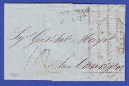 Österreich Geschäftsbrief Mit Zweizeiler VENEZIA 1842 - ...-1850 Prephilately