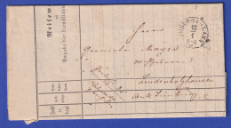 Hessen Dienstbrief Mit Rundstempel LIMBURG A.D. LAHN 1869 - Sonstige & Ohne Zuordnung