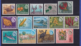 Rhodesien 1966 Pflanzen Und Tiere Mi.-Nr. 24-37 Postfrisch ** - Zimbabwe (1980-...)