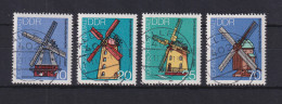DDR 1981 Windmühlen Mi.-Nr. 2657-2660 Zentrisch Gest. HALLE - Gebraucht
