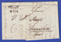 Österreich Geschäftsbrief Mit Zweizeiler VILLACH Von 1845 - ...-1850 Vorphilatelie
