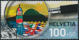 Suisse - 2021 - Helvetia - Blockausschnitte - Ersttag Stempel ET - Usati