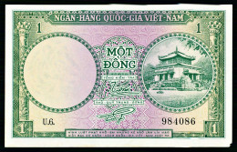 A10  VIET-NAM   BILLETS DU MONDE   BANKNOTES  1 DONG 1956 - Vietnam