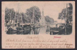 Relief-AK Alkmaar, Boote Im Hafen  - Alkmaar
