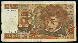 A10  FRANCE   BILLETS DU MONDE   BANKNOTES  10 FRANCS 1976 - 10 F 1972-1978 ''Berlioz''