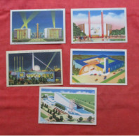 Lot Of 5 Cards. 1939 New York Worlds Fair.    Ref 6358 - Expositions