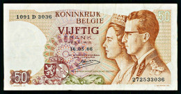 A10  BELGIQUE   BILLETS DU MONDE   BANKNOTES  50 FRANCS 1966 - [ 9] Colecciones