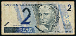 A10  BRAZIL   BILLETS DU MONDE   BANKNOTES  2 REAIS 2001 - Brazilië