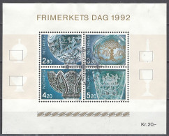 Norwegen Norway 1992. Mi. Block 18, Used O - Blocchi & Foglietti
