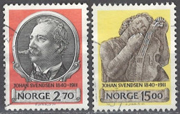 Norwegen Norway 1990. Mi.Nr. 1054-1055, Used O - Gebraucht