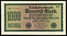 A10  ALLEMAGNE   BILLETS DU MONDE   BANKNOTES  1000 Mark  1922 - 1.000 Mark