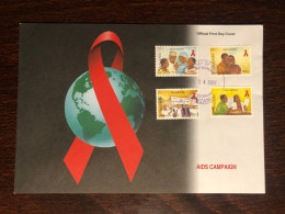 TANZANIA FDC COVER 2007 YEAR  AIDS SIDA HEALTH MEDICINE STAMPS - Tanzania (1964-...)