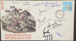 Mt. Everest, Himalaya, Autograph, Bergsteigen, India, Expedition,mountain, Signed Card, - Escalade