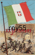 Militare Xx Settembre Presa Porta Pia Veduta Militari Bersaglieri La Bandiera Di Stoffa Sabauda E Semovibile (f.piccolo) - Heimat
