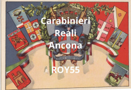 Militari Cartolina Militare Legione Territoriale Carabinieri Reali Ancona (ill.D'Ercoli/v.retro) - Régiments