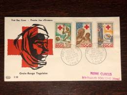 TOGO FDC COVER 1959 YEAR  RED CROSS HEALTH MEDICINE STAMPS - Cartas & Documentos