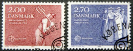 Denmark 1982-84 EUROPA MiNr.749-50 (o) ( Lot  K 677) - Gebraucht