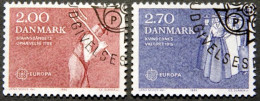 Denmark 1982-84 EUROPA MiNr.749-50 (o) ( Lot  K 678) - Usado