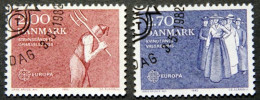 Denmark 1982-84 EUROPA MiNr.749-50 (o) ( Lot  K 680) - Usado