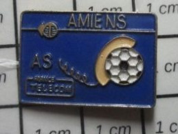 511C Pins Pin's / Rare & Belle Qualité / SPORTS / CLUB FOOTBALL AS AMIENS FRANCE TELECOM - Football