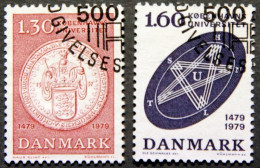 Denmark 1979 500th Ann.of Kobenhavn University  MiNr.677-78  (O). (lot K 691 ) - Usati