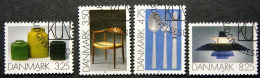 Danmark 1991 Kunst  MiNr.1006-1009 (O). (lot  K 698 ) - Usado