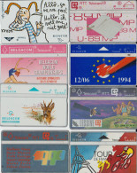 B02 - 8 CARTES MAGNETIQUES DE BELGIQUE Pour 2 Euros - Sans Puce