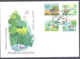 1996. Moldova, Birds,  FDC, Mint/** - Moldavië
