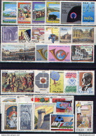 1989 Italia Repubblica, Annata Completa , Francobolli Nuovi 33 Valori (escluso F - Annate Complete