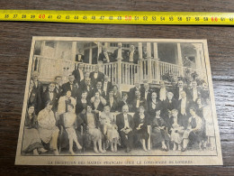 1927 GHI RÉCEPTION DES MAIRES FRANÇAIS CHEZ LE LORD-MAIRE DE LONDRES - Collections