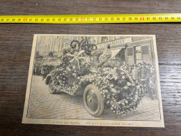 1927 GHI FETE DES FLEURS AUTO GRACIEUSEMENT DECORÉE Debrabant - Collections