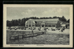 AK Grömitz / Ostseebad, Blick Von Der See Zur Strandhalle  - Groemitz