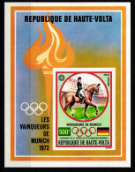 Burkina Faso Block 8 Postfrisch Geschnitten, Olympische Spiele #KA545 - Burkina Faso (1984-...)