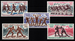 Kongo (Brazzaville) 318-322 Postfrisch Olympische Spiele #KA570 - Sonstige & Ohne Zuordnung