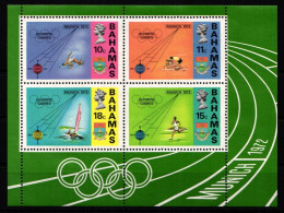 Bahamas Block 5 Postfrisch Olympische Spiele #KA619 - Bahamas (1973-...)