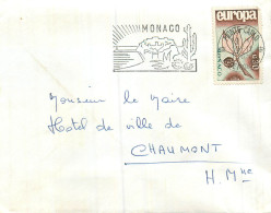 MONACO .  Timbre EUROPA 0,30 Sur Enveloppe  - Used Stamps