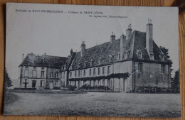 58 : Environs De Moulins-Engilbert - Château De Saint-Léger - Traces De Crayon Rose - (n°28853) - Moulin Engilbert