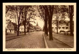 67 - HAGUENAU - AVENUE DE LA GARE - RESTAURANT NATIONAL - HOTEL DU PARC - Haguenau