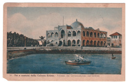 ERYTREE - Usi E Costumi Della Colonia Eritrea - Palazzo Del Governatorato Dell'Eritrea (carte Animée) - Eritrea