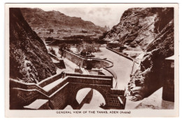 YEMEN - GENERAL VIEW OF THE TANKS, ADEN  (carte Photo) - Jemen