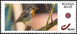 DUOSTAMP** / MYSTAMP** - Rouge Gorge / Roodborstje / Rote Kehle / Red Throat / Erithacus Rubecula - Postfris