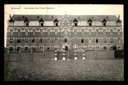 BELGIQUE - PERUWELZ - INSTITUTION DES FRERES MARISTES - CARTE TAXEE A 10 CENTS - Péruwelz