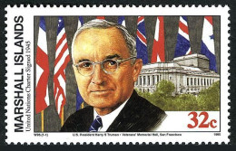 Marshall 517,MNH.Mi 597. WW II,UN Charter Signed.Pres.Truman,06.26,1945. - Marshall