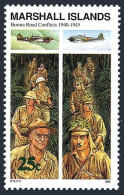 Marshall 256, MNH. Michel 309. WW II, Battles For The Burma Road, 1990. - Marshallinseln