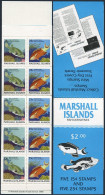 Marshall 174b Booklet, MNH. Marine Life, 1989. Balloon-fish, Parrot-fish. - Marshall