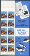 Marshall 174a Booklet, MNH. Marine Life, 1989. Parrot-fish. - Marshallinseln